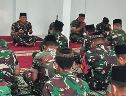 Wujud Syukur dan Kekompakan, Kasdim 0822 Mayor Inf Tanuri Pimpin Doa Bersama