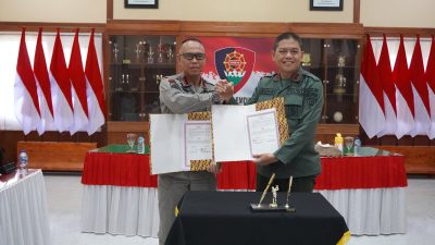 Perhutani KPH Bondowoso dan Pusdiklat Brimob Tandatangani Perjanjian Kerjasama Perlindungan dan Penggunaan Kawasan Hutan