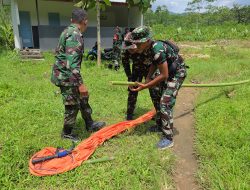Persiapan Penutupan TMMD ke-126, Satgas Kodim 0818 Siapkan Area Helipad untuk Wakasad