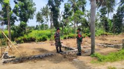 Kasdim 0822 Tinjau Progres Pembangunan KDMP di Desa Karang Melok