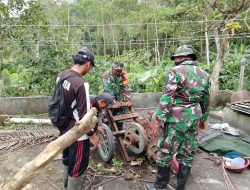 Serma Rusmanu Evakuasi Mesin Dongfeng ke Lokasi Aman, TNI Perkuat Mitigasi Risiko bagi Warga Terdampak