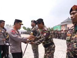 Kapolri Pimpin Apel Kebangsaan, Lepas Ribuan Kader Banser Amankan Nataru