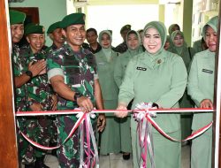 Dandim 0822 Letkol Arh Achmad Yani Resmikan Aula Jenderal Soedirman dan Kantor Persit