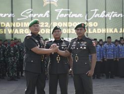 Sertijab di Makorem 083, Letkol Inf Prawito Resmi Menjabat Dandim 0822