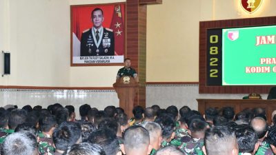 Jam Komandan Kodim 0822, Dandim Tekankan Dukung MBG Dan KDKMP Serta Dorong Peran Aktif Babinsa