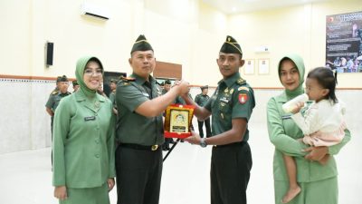 Lepas Anggota Pindah Satuan, Berikut Pesan Dandim 0822