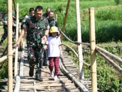Dandim 0822 Cek Lokasi Pembangunan 4 Jembatan Strategis