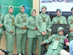 Semangat HUT Dharma Pertiwi ke-62, Persit Bondowoso Sumbangkan Darah untuk Negeri