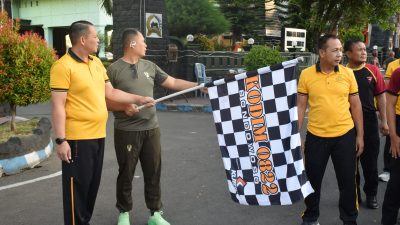 Sinergitas TNI-Polri di Bondowoso Makin Solid, Dandim dan Kapolres Olahraga Bersama