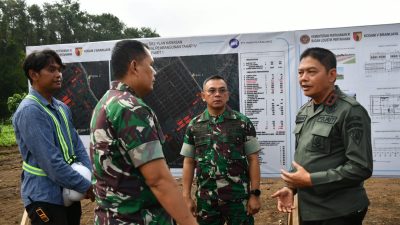 Danrem 083/Baladhika Jaya Tinjau Pembangunan Yonif TP di Bondowoso