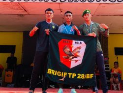 Serda Yohan Pelapory Juara 1, Prajurit Brigif TP 28 Tunjukkan Superioritas di Ajang Lomba Lari 5K