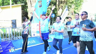 Dandim 0822 Bersama Kapolres Semarakkan Bhayangkara Run 2026