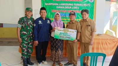 Babinsa Lanas Dampingi Penyaluran BLT Dana Desa Tahap II Tahun Anggaran 2026, Pastikan Tepat Sasaran