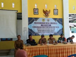 Babinsa Jadi Penggerak Pembangunan, Musrenbangdes Lanas Siapkan Arah Kemajuan Desa Tahun 2027