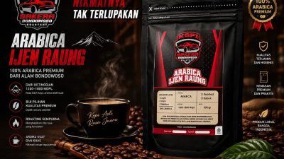 Badan Usaha Sakera Bondowoso Luncurkan Kopi Arabika Ijen Raung, Siap Menembus Pasar Dunia