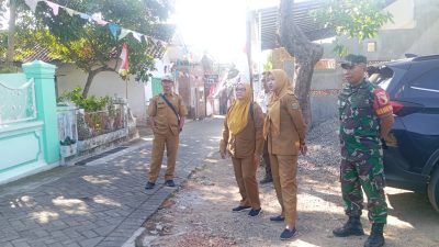 Babinsa Badean Bersama Tiga Pilar Kawal Penilaian Lomba HATINYA PKK Tingkat Kabupaten Bondowoso
