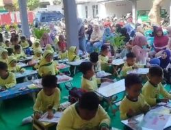 HUT RI ke-81, Lomba Mewarnai TK Desa Cindogo Diserbu Ratusan Peserta