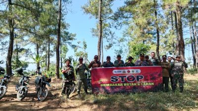 Cegah Karhutla dan Ilegal Logging, Perhutani Bondowoso Bersama TNI-Polri Gelar Patroli Gabungan