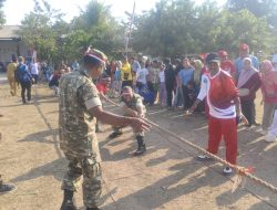 Muspika Tapen Ikut Tarik Tambang, Semarakkan HUT RI ke-81 di Lapangan Tapen