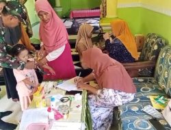 Babinsa Kejayan Aktif Dampingi Kegiatan Posyandu