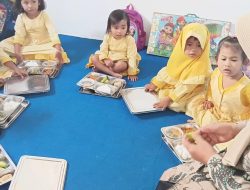 MBG Datang, Murid KB Al Maliki Senang, SPPG Cindogo Distribusikan Tepat Waktu