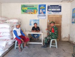 Babinsa Mangli Sambangi Kios Pupuk, Perkuat Sinergi Dukung Kebutuhan Petani di Pujer