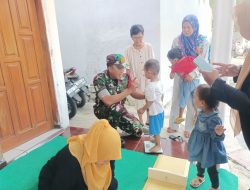 Babinsa Hadir di Posyandu, Bentuk Nyata TNI Peduli Kesehatan Masyarakat
