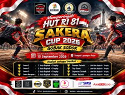 Gobak Sodor Sakera Cup 2026 Akan Digelar 15 September di Lapangan Pujer