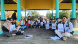 Cepatlah Pulang Kawan, Jurnalis Bondowoso Doa Bersama untuk Rekan yang Hilang di Anak Krakatau.