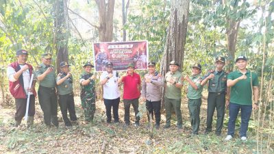 Cegah Karhutla, Polsek Sumberwringin Bersama Muspika dan Perhutani Patroli di Kawasan Rawan Kebakaran Hutan