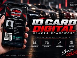 Sakera Bondowoso Go Digital, ID Card Anggota Bisa diverifikasi Online