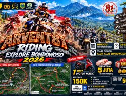 HUT TNI ke-81, Adventure 81 Riding Explore 2026 Kodim 0822 Siap Guncang Bondowoso