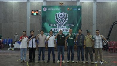 Dandim Futsal Cup 2026 Resmi Dibuka, Letkol Inf Prawito Tekankan Sportivitas dan Disiplin Pelajar