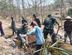 TMMD Imbangan Kodim 0822, TNI dan Warga Kompak Bergotong Royong Demi Kemajuan Desa Ramban Wetan Cermee