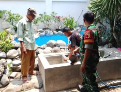 Komsos Humanis, Babinsa Badean Dorong Budidaya Ikan Koi